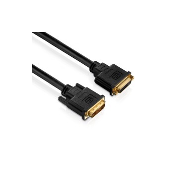 PureInstall, DVI Verlängerung 1m, Dual-Link, Stecker 24+1 auf Buchse 24+1 PureInstall, DVI Verlängerung 1m, Dual-Link, Stecker 24+1 auf Buchse 24+1