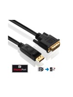 PureInstall, DisplayPort for DVI cable, 1.0m, Display Port for DVI