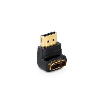 Purelink HDMI auf HDMI Adapter 90ø, HDMI-Stecker auf HDMI-Buchse, 90ø Winkel Purelink HDMI auf HDMI Adapter 90ø, HDMI-Stecker auf HDMI-Buchse, 90ø Winkel
