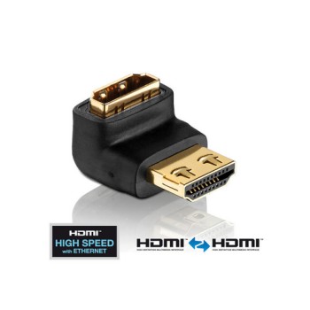 Purelink HDMI auf HDMI Adapter 270ø, HDMI-Stecker auf HDMI-Buchse, 270ø Winkel Purelink HDMI auf HDMI Adapter 270ø, HDMI-Stecker auf HDMI-Buchse, 270ø Winkel