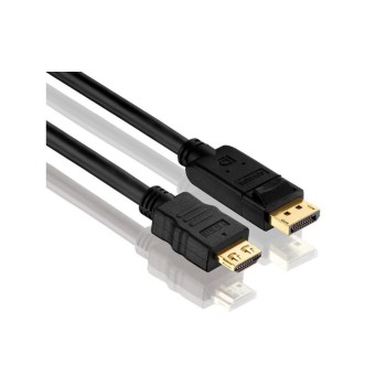 PureInstall, Adaptercable DP/HDMI, 12.5m, vergoldete Stecker PureInstall, Adaptercable DP/HDMI, 12.5m, vergoldete Stecker