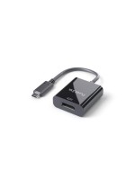 PureLink Premium Adapter USB Typ-C zu DP, 4K bis 60Hz, Displayport, 10cm, Schwarz