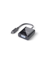 PureLink Premium Adapter USB Typ-C zu VGA, 2K bis 60Hz, VGA, 10cm, Schwarz