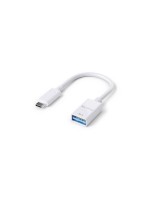 PureLink Premium Adapter USB-C- USB-A, 5Gpbs, 60W, 10cm, Weiss