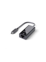 PureLink Premium Netzwerkadapter USB-C, USB-C zu RJ45, 10cm, 1Gbps, Schwarz