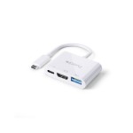 PureLink Adaptateur multiport IS270 USB-C - HDMI & USB-A3.1, blanc