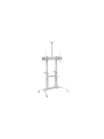 PureMounts PDS-0013C  Display Trolley, white, 70-120, bis 140Kg, bis 1000x600