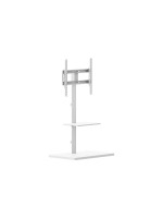 PureMounts PM-TVS-21, TV Stand, white, 32-65, bis 35kg, bis Vesa 400x400