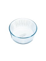 Pyrex Auflaufform Soufflé 2.5 Liter, Borosilikat, L: 22 cm B: 22 cm H: 10cm