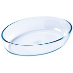 Pyrex Plat à gratin 35 x 24 cm Ovale, Transparent