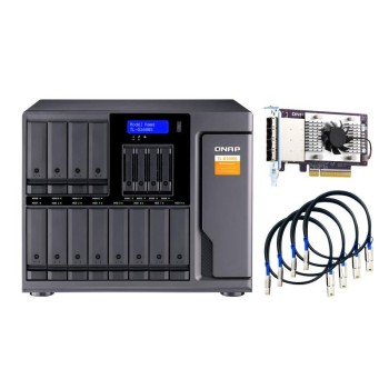 QNAP Desktop SATA 6Gbps JBOD Gehäuse, 12-bay 2.5 + 3.5 SATA HDD, 4-bay 2.5 SSD QNAP Desktop SATA 6Gbps JBOD Gehäuse, 12-bay 2.5 + 3.5 SATA HDD, 4-bay 2.5 SSD