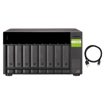 QNAP 8-bay Erweiterungseinheit, USB-C 3.1 Gen2 10Gbps, redundante PSU QNAP 8-bay Erweiterungseinheit, USB-C 3.1 Gen2 10Gbps, redundante PSU