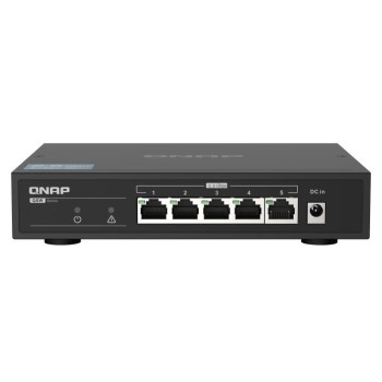 QNAP QSW-1105-5T, 5-Port 2.5GbE Switch, unmanagement switch QNAP QSW-1105-5T, 5-Port 2.5GbE Switch, unmanagement switch
