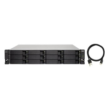QNAP 12-bay 2U RM Erweiterungseinheit, USB-C 3.1 Gen2 10Gbps, redundante PSU QNAP 12-bay 2U RM Erweiterungseinheit, USB-C 3.1 Gen2 10Gbps, redundante PSU