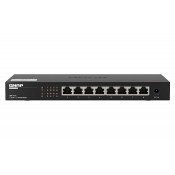 QNAP QSW-1108-8T, 8-Port 2.5GbE Switch, unmanagement switch, RJ45 QNAP QSW-1108-8T, 8-Port 2.5GbE Switch, unmanagement switch, RJ45