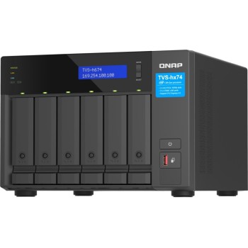 QNAP NAS TVS-h674-i5-32G, 6-bay, Intel Core i5-12400 6 cores 2.5GHz, 32GB QNAP NAS TVS-h674-i5-32G, 6-bay, Intel Core i5-12400 6 cores 2.5GHz, 32GB