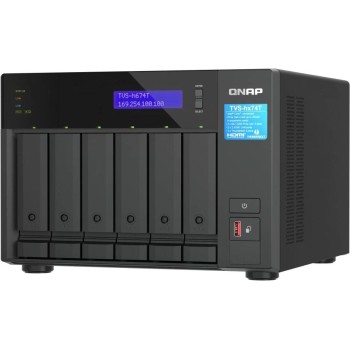 QNAP NAS TVS-H674T-i5-32G, 6 bay, Intel Core i5 6 cores, 32GB, 2x Thunderbolt QNAP NAS TVS-H674T-i5-32G, 6 bay, Intel Core i5 6 cores, 32GB, 2x Thunderbolt