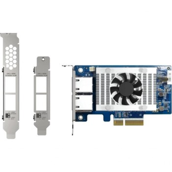 QNAP 10GbE Erweiterungskarte, PCIe Gen3 x4, Dual-port (10Gbase-T), Intel X710 QNAP 10GbE Erweiterungskarte, PCIe Gen3 x4, Dual-port (10Gbase-T), Intel X710