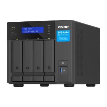 QNAP NAS TVS-h474-PT-8G, 4-bay, Intel Pentium G7400 2 cores 3.7GHz, 8GB QNAP NAS TVS-h474-PT-8G, 4-bay, Intel Pentium G7400 2 cores 3.7GHz, 8GB