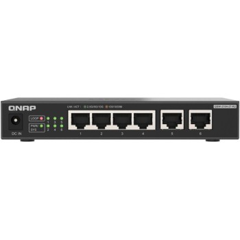 QNAP Switch QSW-2104-2T-R2 6 Port QNAP Switch QSW-2104-2T-R2 6 Port