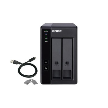 QNAP USB 3.1 Erweiterungsgehäuse Gen 2, 2-bay, 3.5 SATA HDD