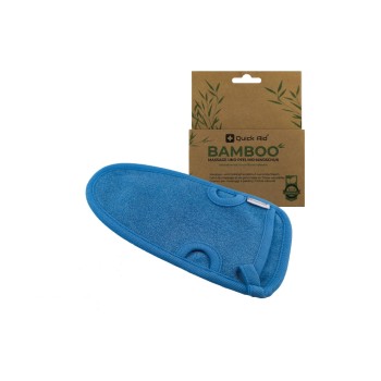 Quick Aid Gant de massage et d'exfoliation 12 x 22 cm, Bleu