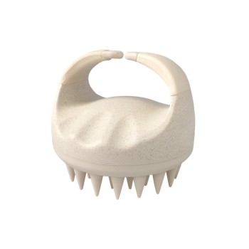 Quick Aid Brosse de massage et de soin en paille de blé beige