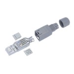 R&M Connecteur RJ45 Cat. 5e Assemblage sur le terrain