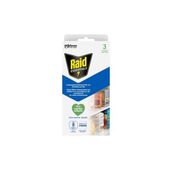 Raid Essentials Lebensmittel-Mottenfalle, zur Befallskontrolle, 3 Stück Raid Essentials Lebensmittel-Mottenfalle, zur Befallskontrolle, 3 Stück