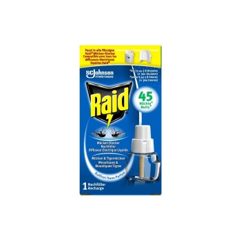 Raid Mücken-Stecker 45 Nächte Nachfüller, 27 ml Raid Mücken-Stecker 45 Nächte Nachfüller, 27 ml