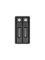 Raidon ext.2X3.5/2.5 Gehäuse GR3660-B31, black , RAID, USB3.2, for SATA-HDD