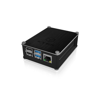 ICY BOX Boîtier pour Raspberry Pi 4 Noir