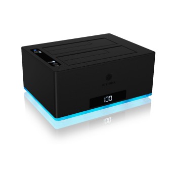 ICY BOX IB-127CL-U3, 2-Fach HDD Dock/Klon, USB 3.0, black , for SATA HDD ICY BOX IB-127CL-U3, 2-Fach HDD Dock/Klon, USB 3.0, black , for SATA HDD