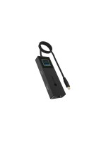 ICY BOX Station d'accueil Spade Dock 4038 7-en-1, écran LCD, 10 Gbps, PD 100 W