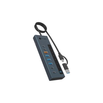 ICY BOX IB-HUB1743-CPD, mit Power Delivery und USB-C/A Adapter ICY BOX IB-HUB1743-CPD, mit Power Delivery und USB-C/A Adapter