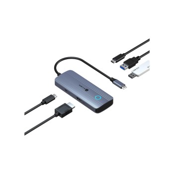 ICY BOX IB-DK4081-SO-LCD Dockingstation, USB Type-C 5in1 Dockingstation with LCD-Disp ICY BOX IB-DK4081-SO-LCD Dockingstation, USB Type-C 5in1 Dockingstation with LCD-Disp