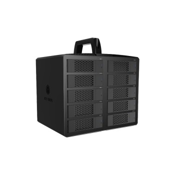 ICY BOX ext. 10x3.5 Gehäuse IB-3710-C31, black , USB3.2, SATA3 ICY BOX ext. 10x3.5 Gehäuse IB-3710-C31, black , USB3.2, SATA3