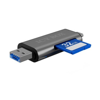 ICY BOX IB-CR200-C, Type-C/TypeA/micro-B, Unterstützt Micro SD/SD ICY BOX IB-CR200-C, Type-C/TypeA/micro-B, Unterstützt Micro SD/SD