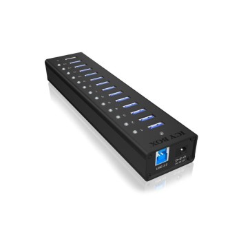 ICY BOX IB-AC6113, 13x USB3.0 Hub,, 1x USB Ladeport, 1x USB3.0 Typ B ICY BOX IB-AC6113, 13x USB3.0 Hub,, 1x USB Ladeport, 1x USB3.0 Typ B