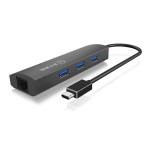 ICY BOX IB-HUB1406-C, 3x USB3,1x USB Type-C, Anschluss zum PC USB Type-C