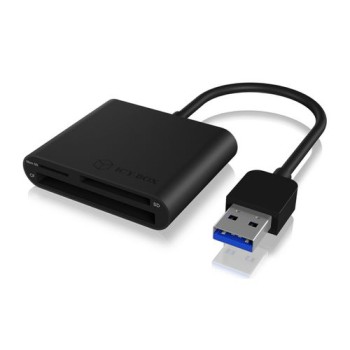 ICY BOX IB-CR301-U3, USB3.0 Multi-Kartenl., USB 3.0, schwarz, 3 Slots ICY BOX IB-CR301-U3, USB3.0 Multi-Kartenl., USB 3.0, schwarz, 3 Slots