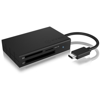 ICY BOX IB-CR401-C3, USB3.0 Multi-Kartenl., USB Type-C, schwarz, 3 Slots ICY BOX IB-CR401-C3, USB3.0 Multi-Kartenl., USB Type-C, schwarz, 3 Slots