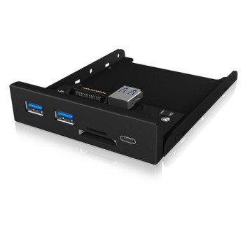ICY BOX USB 3.0/2.0 Hub +SD Front Panel, Frontpanel mit US 3.0 Type-C/Type-A/SD-CR ICY BOX USB 3.0/2.0 Hub +SD Front Panel, Frontpanel mit US 3.0 Type-C/Type-A/SD-CR
