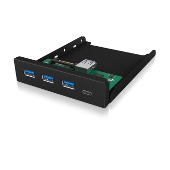 ICY BOX USB 3.0/2.0 Hub Front Panel, Frontpanel mit USB 3.0 Type-C/Type-A (3x) ICY BOX USB 3.0/2.0 Hub Front Panel, Frontpanel mit USB 3.0 Type-C/Type-A (3x)