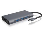 ICY BOX IB-DK4040-CPD Dockingstation, Type-C USB 3.0 DockingStation