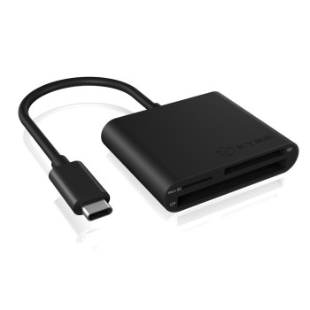ICY BOX IB-CR301-C3, USB3.0 Multi-Kartenl., USB 3.0, schwarz, 3 Slots ICY BOX IB-CR301-C3, USB3.0 Multi-Kartenl., USB 3.0, schwarz, 3 Slots