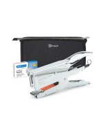 Rapesco Porpise ONE Heftzange, 50 Blatt, antibakteriell, inkl. Klammern