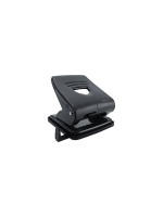 Rapesco Metalllocher 820 2-fach, 22 Blatt, black 