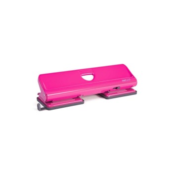Rapesco 720 Perforateur métallique 4 trous Capacité de 20 feuilles, rose Rapesco 720 Perforateur métallique 4 trous Capacité de 20 feuilles, rose