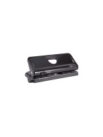 Rapesco verstellbarer Terminplanerlocher, 6-fach, 10 Blatt, black 